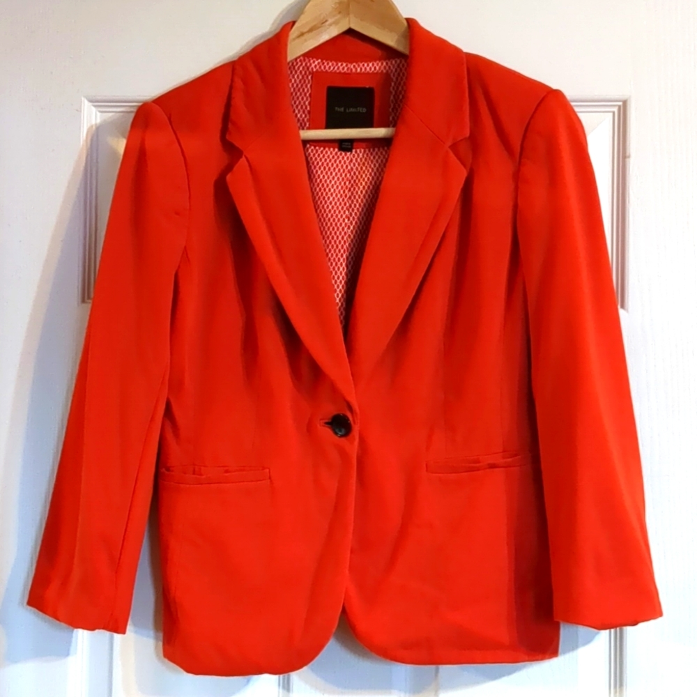 THE LIMITED orange blazer - small